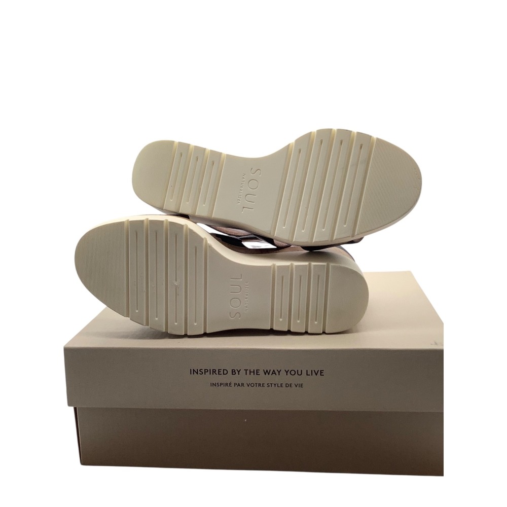 Soul Naturalizer Goodtimes Black Wedge Sandals Wide Width 6W H5571S0001 - Picture 6 of 8